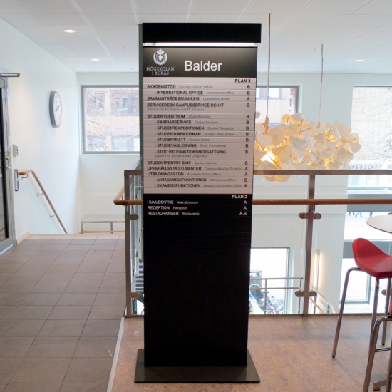 Taktil invändig pylon